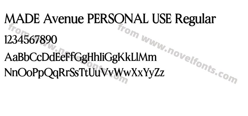 MADE Avenue PERSONAL USE RegularPreview