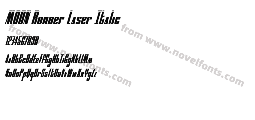 MOON Runner Laser ItalicPreview