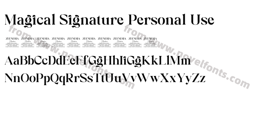 Magical Signature Personal UsePreview