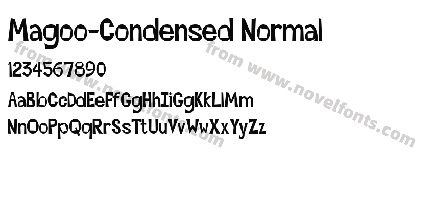 Magoo-Condensed NormalPreview