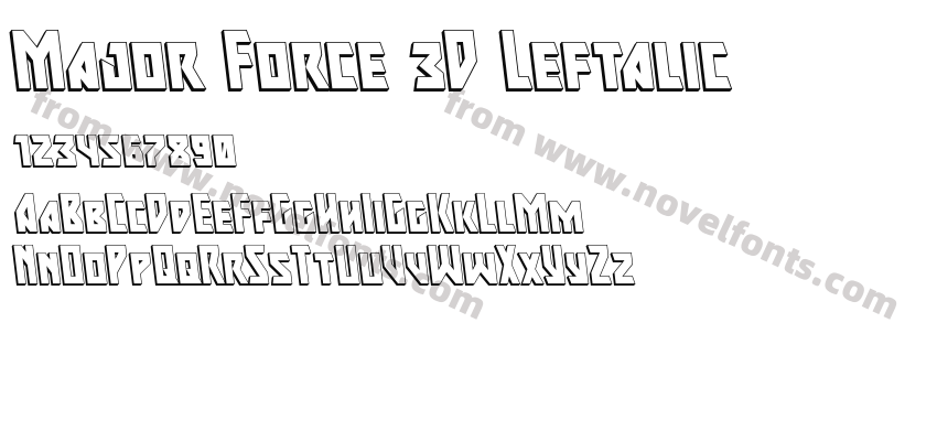 Major Force 3D LeftalicPreview