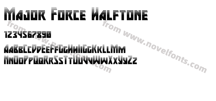 Major Force HalftonePreview