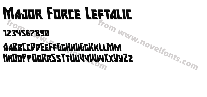 Major Force LeftalicPreview