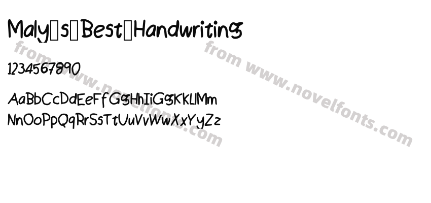 Maly_s_Best_HandwritingPreview