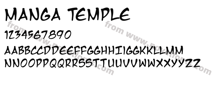 Manga TemplePreview