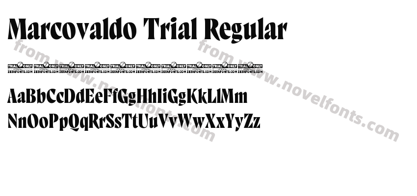 Marcovaldo Trial RegularPreview