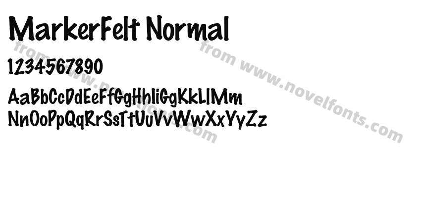 MarkerFelt NormalPreview