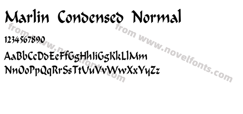 Marlin Condensed NormalPreview