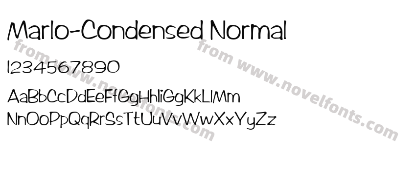 Marlo-Condensed NormalPreview