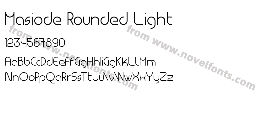 Masiode Rounded LightPreview