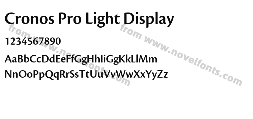 Cronos Pro Light DisplayPreview