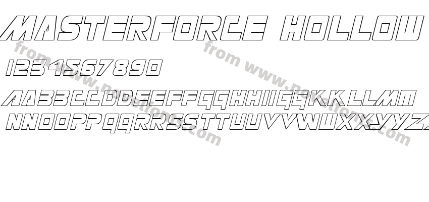 Masterforce HollowPreview