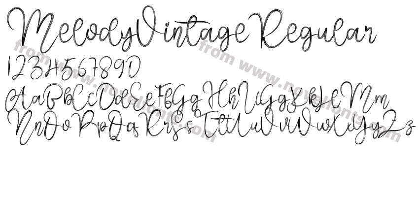 MelodyVintageRegularPreview