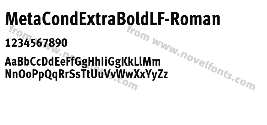 MetaCondExtraBoldLF-RomanPreview