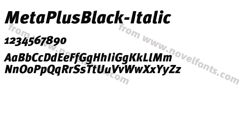 MetaPlusBlack-ItalicPreview