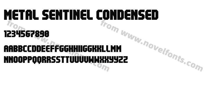 Metal Sentinel CondensedPreview