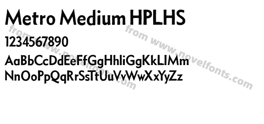 Metro Medium HPLHSPreview