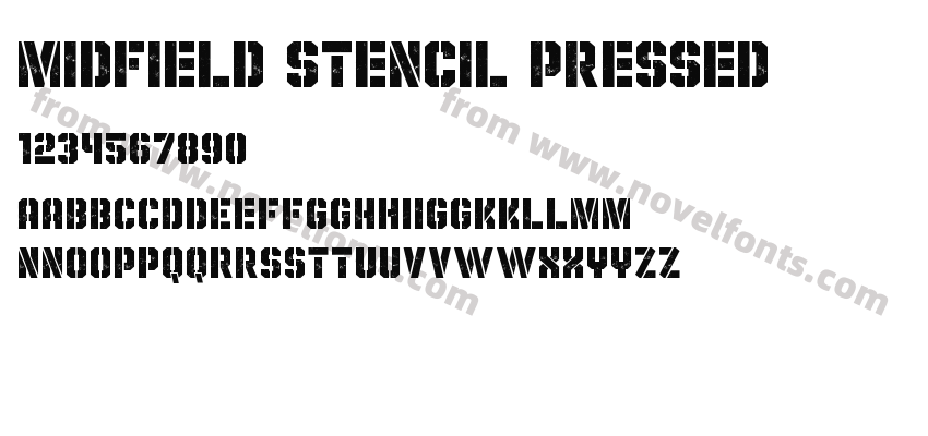 Midfield Stencil PressedPreview