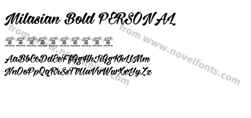 Milasian Bold PERSONALPreview