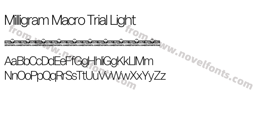 Milligram Macro Trial LightPreview