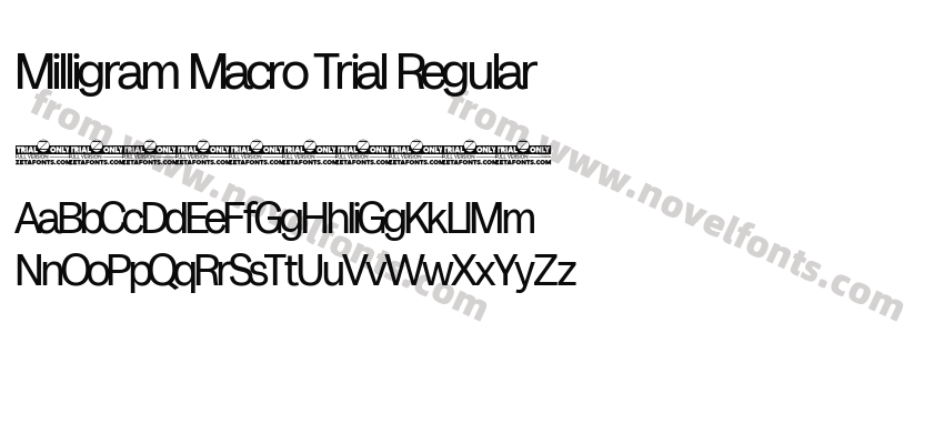 Milligram Macro Trial RegularPreview