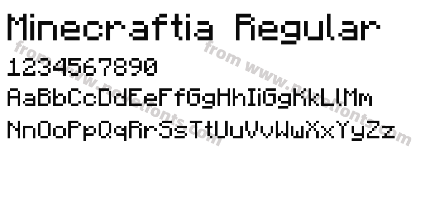 Minecraftia RegularPreview