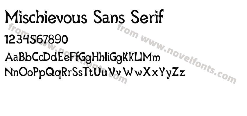 Mischievous Sans SerifPreview