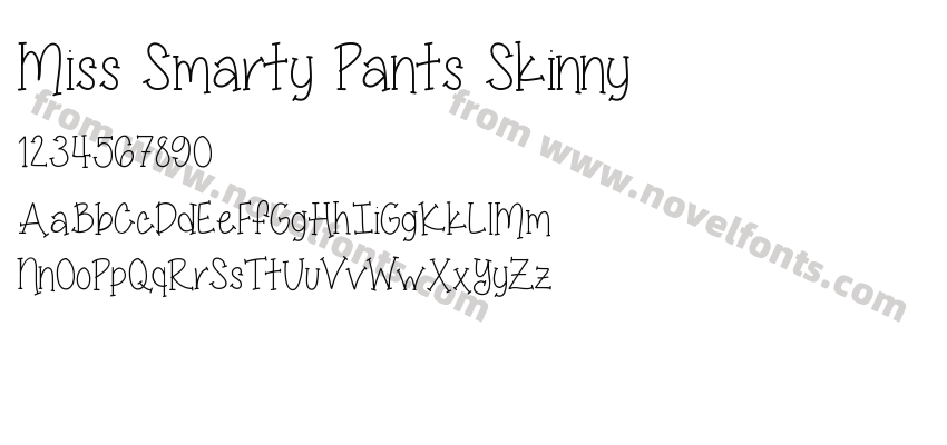 Miss Smarty Pants SkinnyPreview