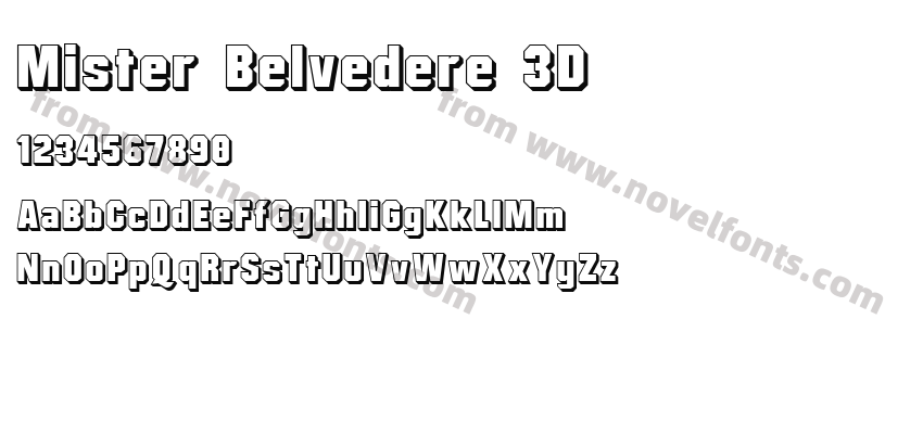 Mister Belvedere 3DPreview