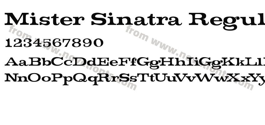 Mister Sinatra RegularPreview