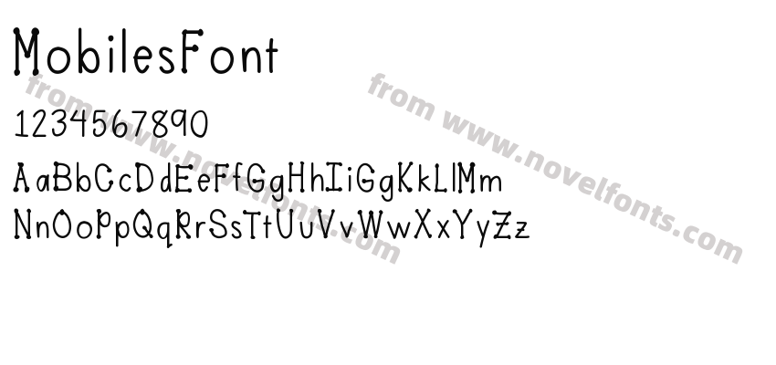 MobilesFontPreview