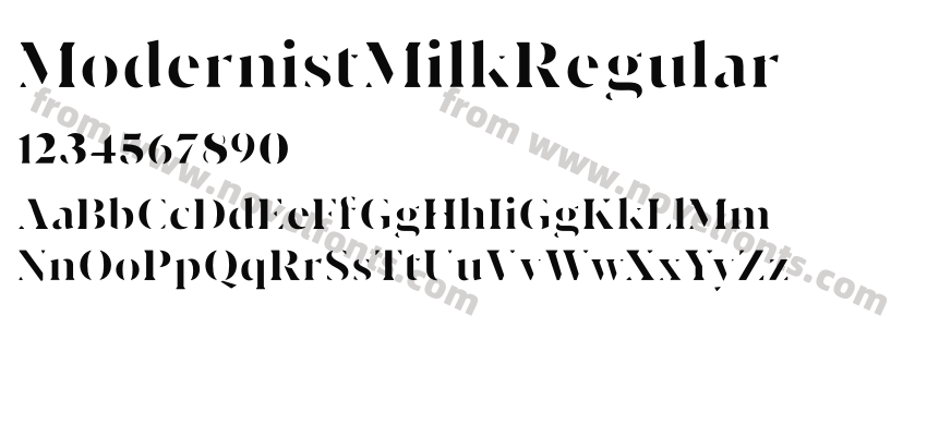 ModernistMilkRegularPreview