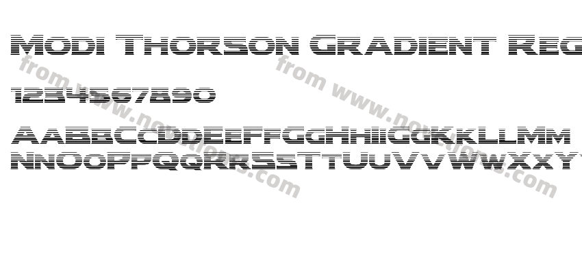 Modi Thorson Gradient RegularPreview