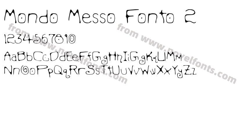 Mondo Messo Fonto 2Preview