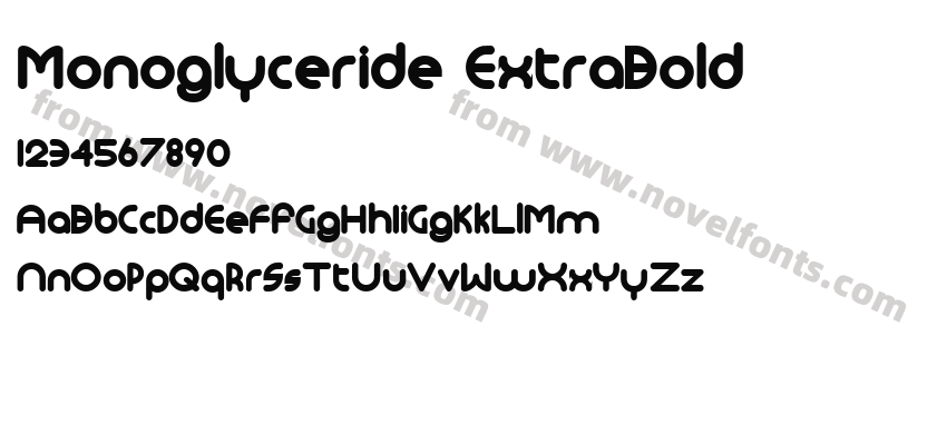 Monoglyceride ExtraBoldPreview