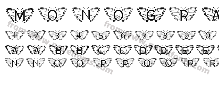 Monogram ButterflyPreview