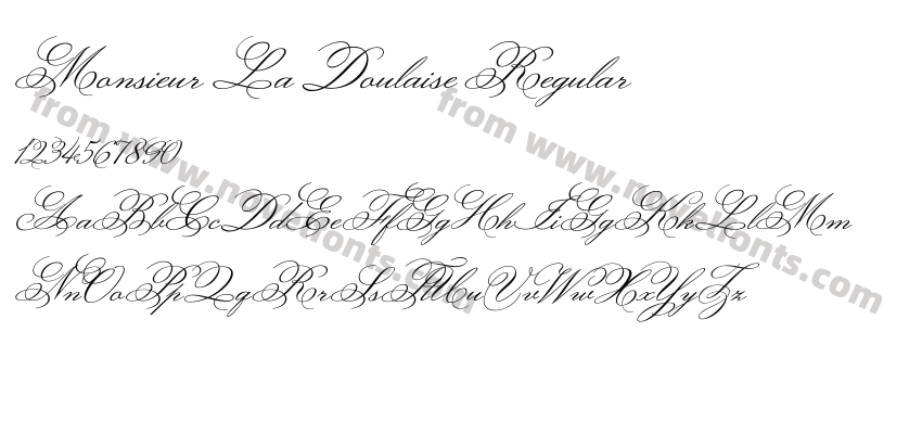 Monsieur La Doulaise RegularPreview