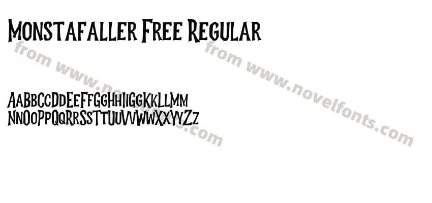 Monstafaller Free RegularPreview