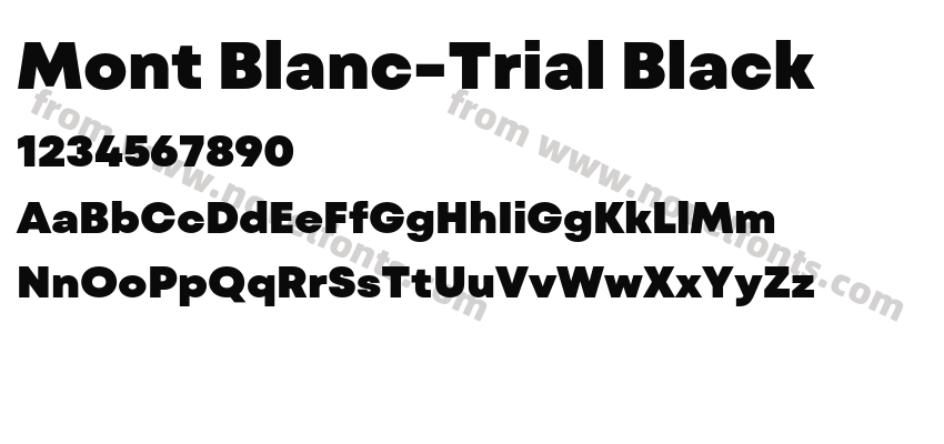 Mont Blanc-Trial BlackPreview