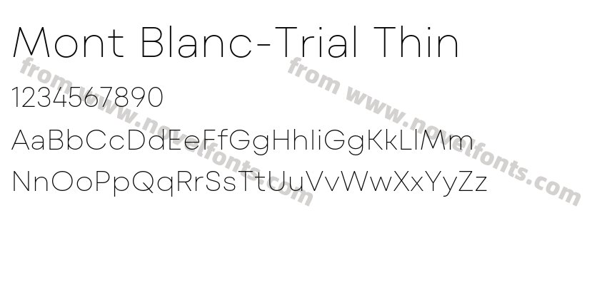 Mont Blanc-Trial ThinPreview