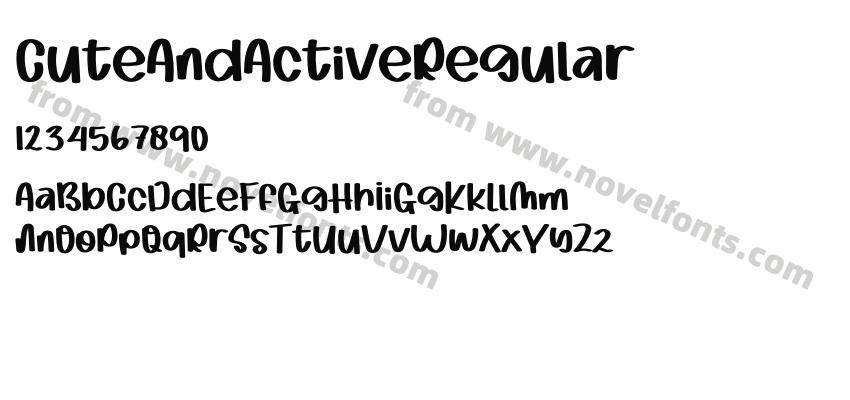 CuteAndActiveRegularPreview