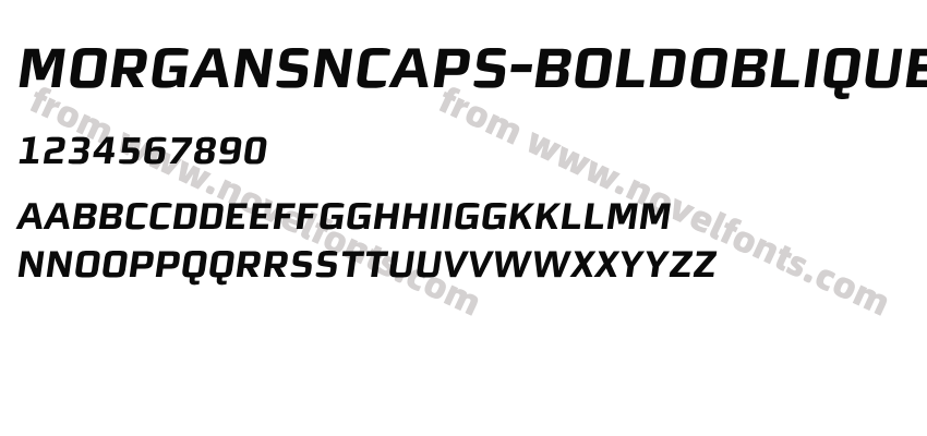 MorganSnCaps-BoldObliquePreview