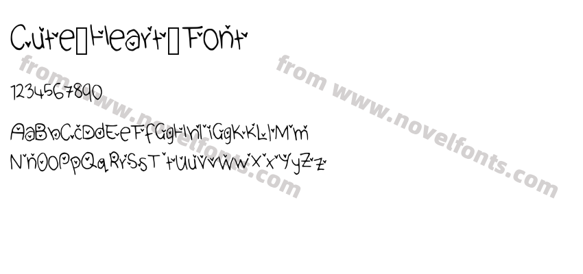 Cute_Heart_FontPreview