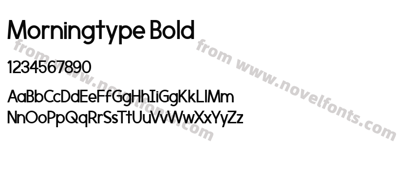 Morningtype BoldPreview