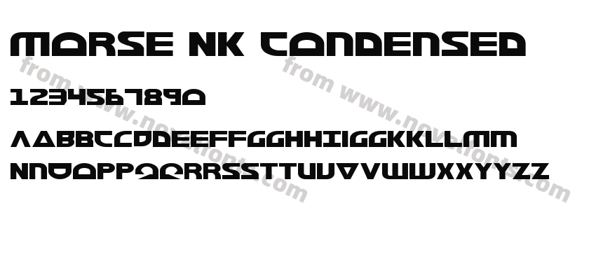 Morse NK CondensedPreview