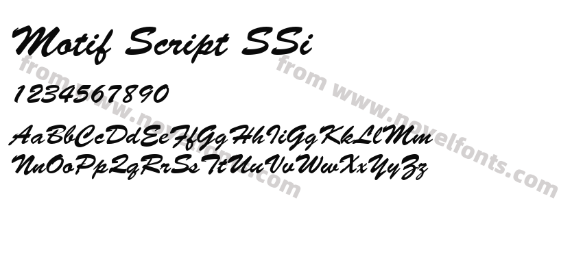 Motif Script SSiPreview