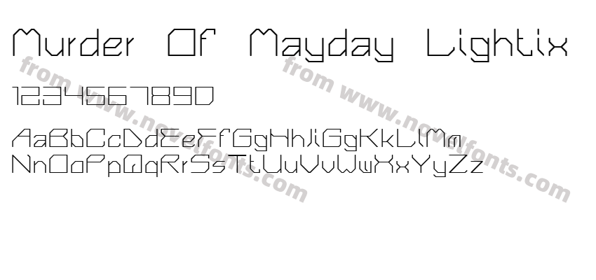 Murder Of Mayday LightixPreview