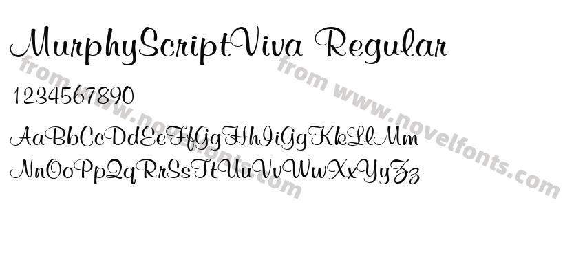 MurphyScriptViva RegularPreview