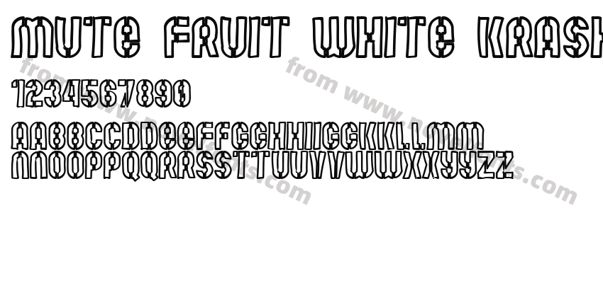 Mute Fruit White KrashPreview