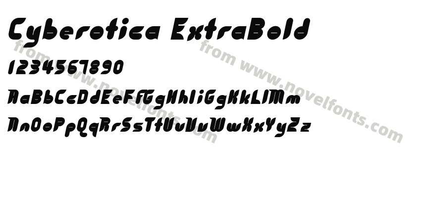 Cyberotica ExtraBoldPreview